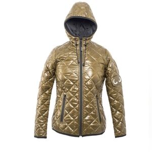 NWT WUXLY Movement Quilted Lightweight Hooded Lynx Versa Jacket SIZE M